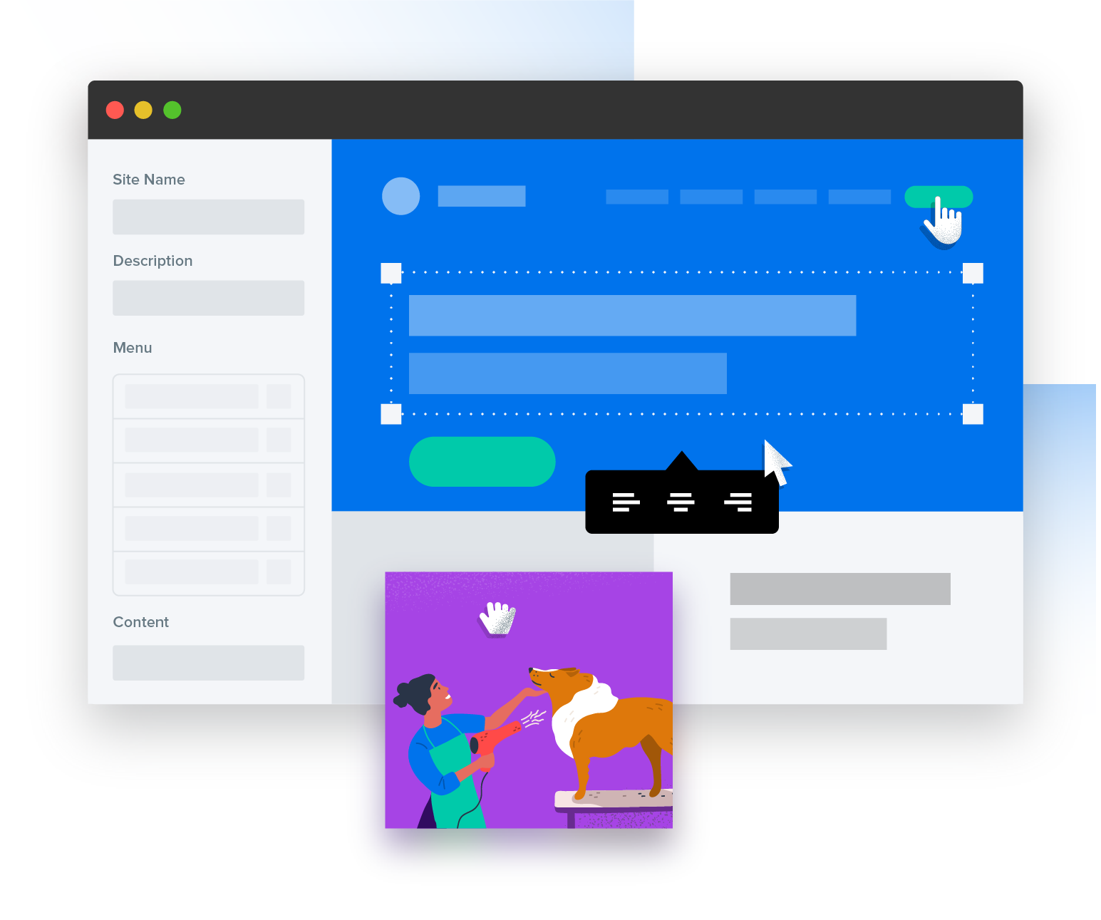 Create a beautiful website easily